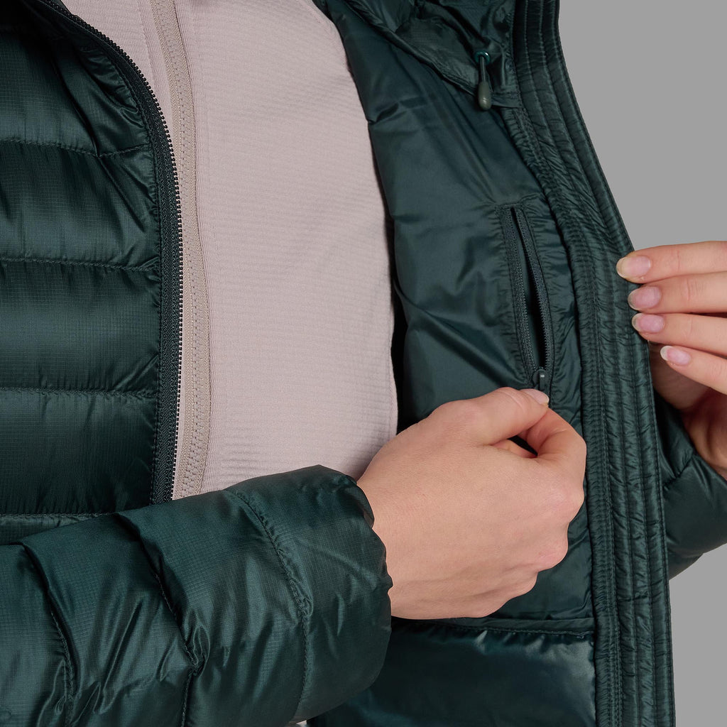 Montane Dame Anti-Freeze Dunjakke med Hætte