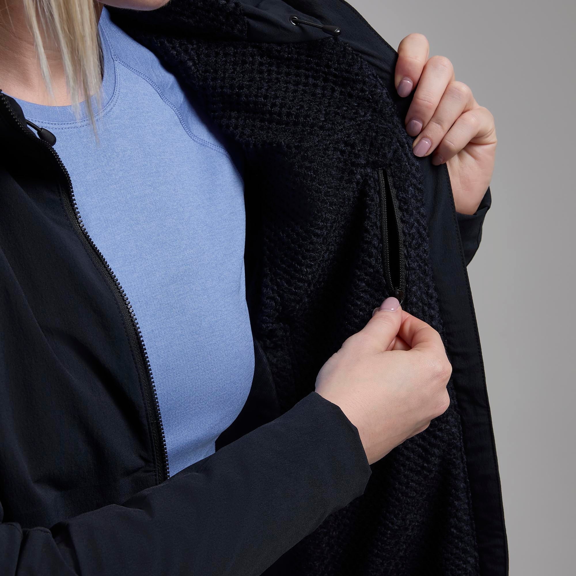 Montane Khamsin softshelljakke med hætte til kvinder