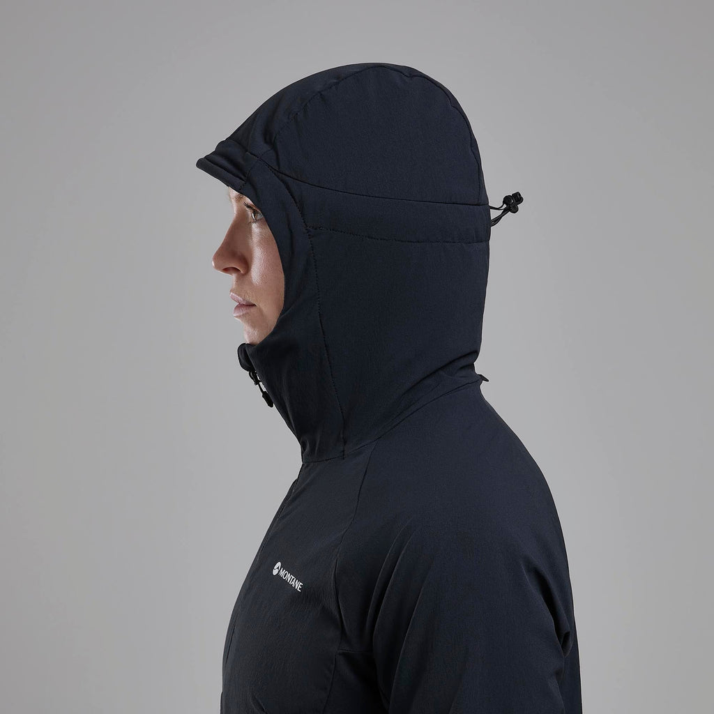 Montane Khamsin softshelljakke med hætte til kvinder