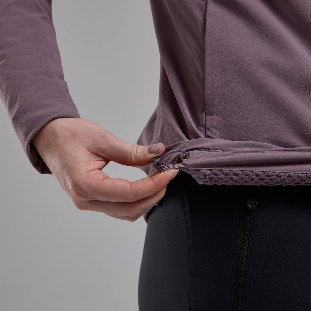 Montane Khamsin softshelljakke med hætte til kvinder