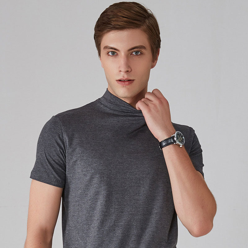 Slim Stand Collar Everyday Tee