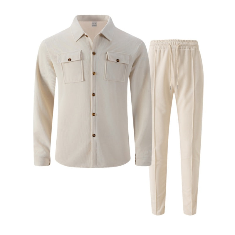 Waffle Comfort Jacket and Pants Set