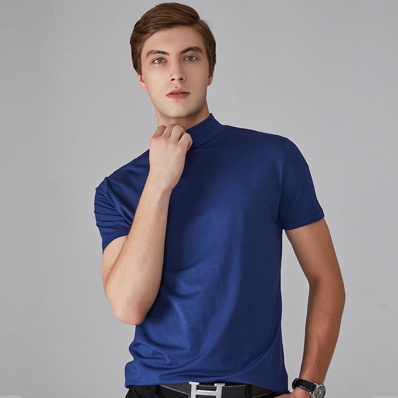 Slim Stand Collar Everyday Tee